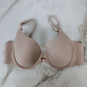 Warner's No Side Effects Smoothing Underwire T-shirt Bra, Tan Beige, 36B